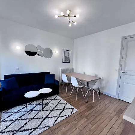 18 - 6p - 2br - Cosy Moderne Equipe Appartement