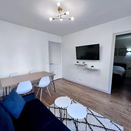 Appartement 18 - 6p - 2br - Cosy Moderne Equipe *